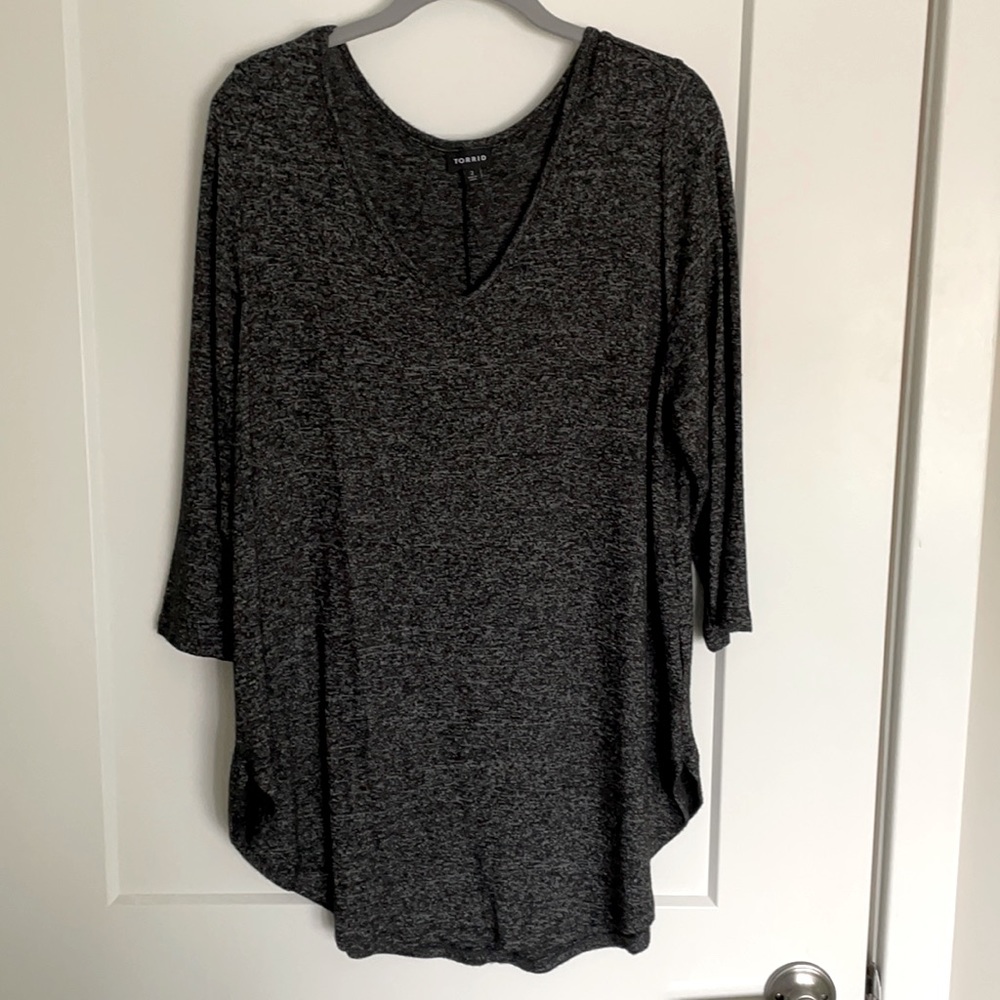 Torrid Favorite Tunic 3/4 Sleeve Top